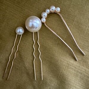 Elegant Pearl Hair Pins Set